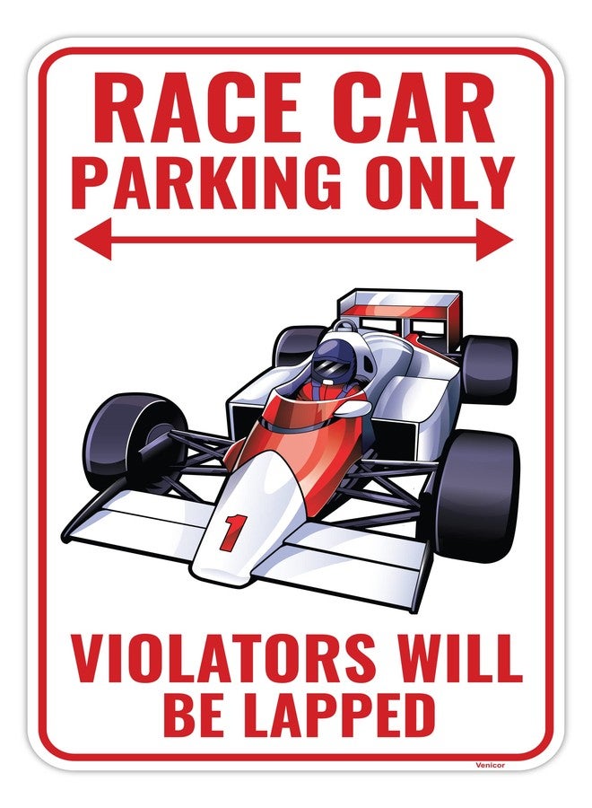 Venicor Race Car Formula 1 Sign - 9 x 14 Inches - Aluminum - F1 Racecar Racing Room Decor for Boys Gifts Decorations Stickers Track Poster Stuff - Image 1